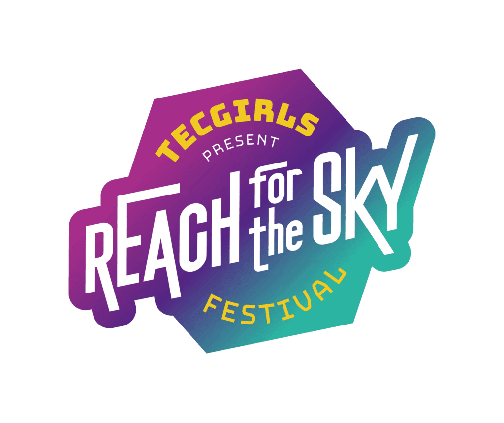 Reaching For the Sky with TECGirls logo